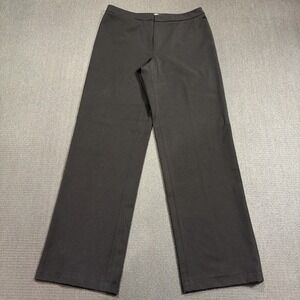 Max Mara Weekend Trousers Black Size 10 Wide Leg Made In Italy Work Wear